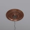 Ekena Millwork Cole PVC Ceiling Medallion (Fits Canopies up to 4 1/2"), Bright Coat Copper, 16"OD x 3 1/2"ID x 1"P CMP16COBCO - alternate 8